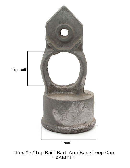 Barb Arm Base Loop Cap Diagram