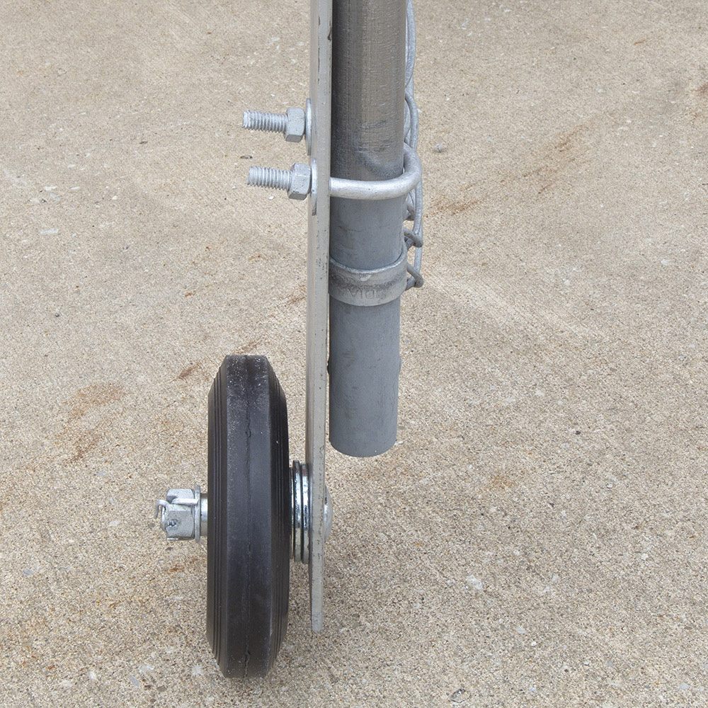 Chain Link Bolt-On Cantilever Gate Wheel Helper for 1 5/8