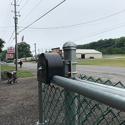 Cantilever Gate Roller Cover Installation