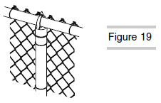 Figure 19 Cross Section Of Loop Cap And Line Rail With Mesh Installed Diagram