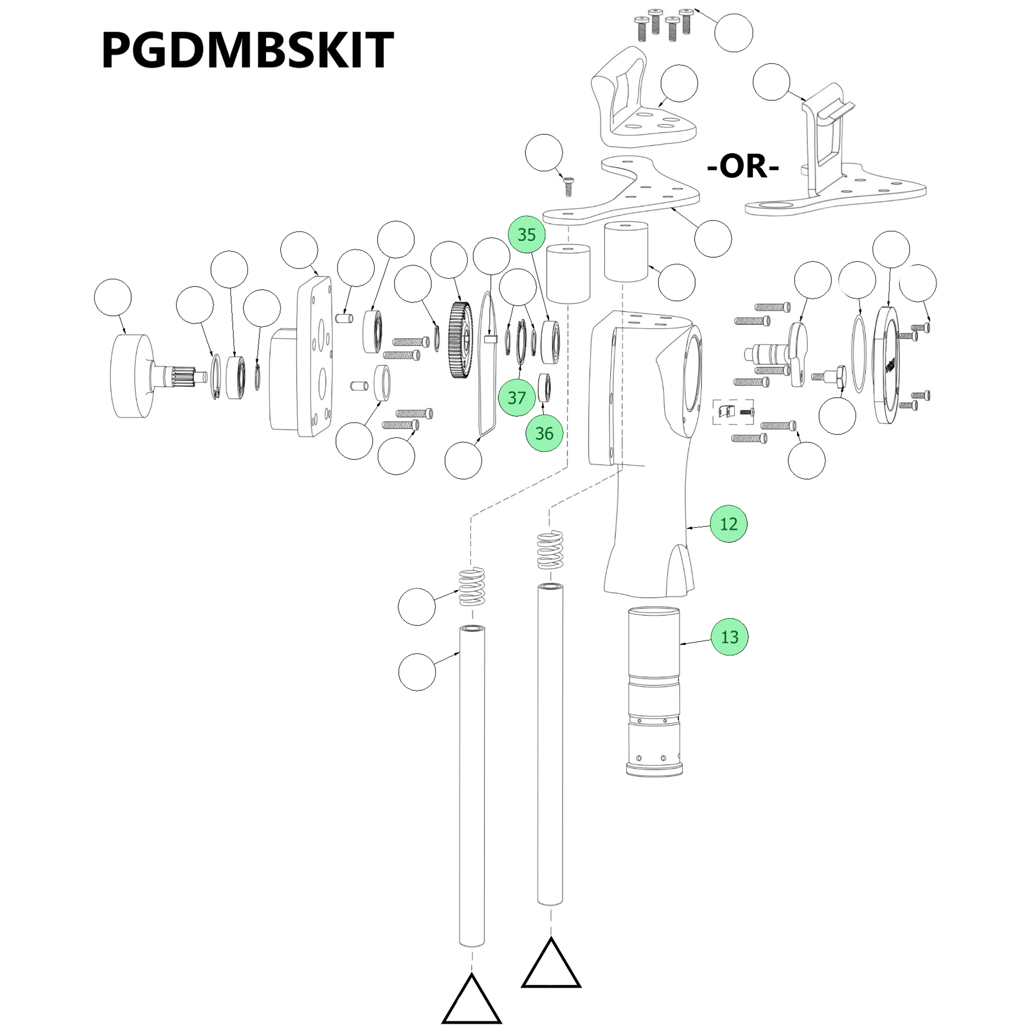 Chain Link Fence Parts Installation Diagram