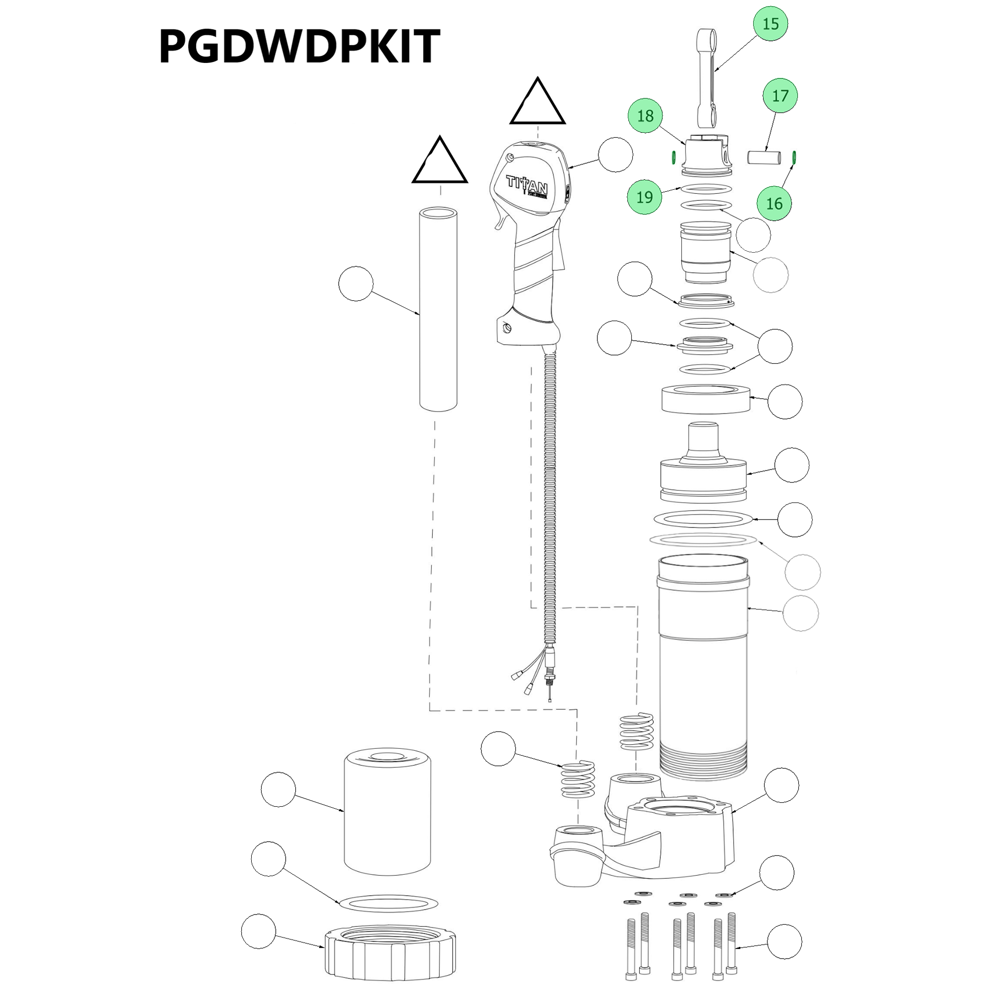 Chain Link Fence Parts Installation Diagram