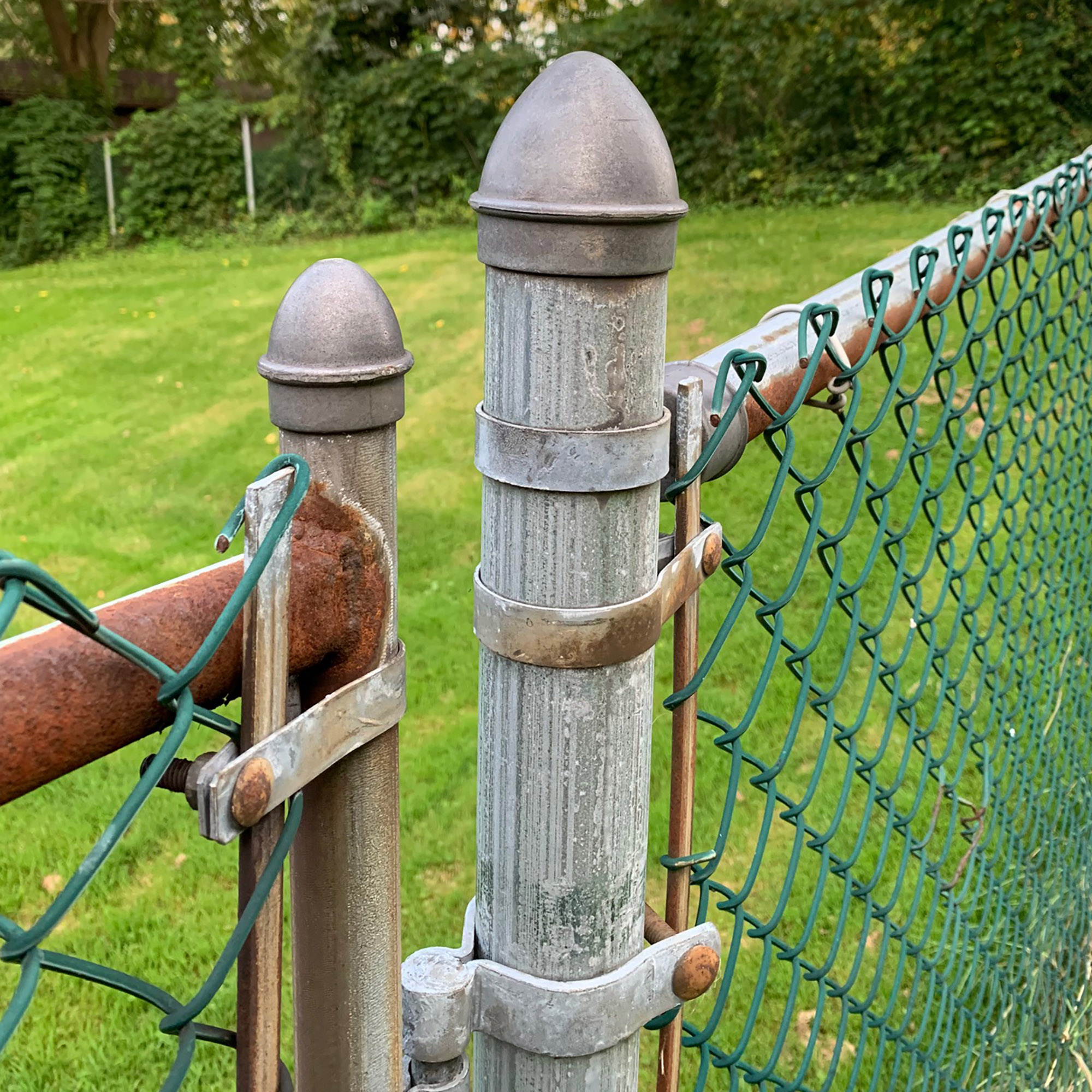 Rusty Chain Link Fence
