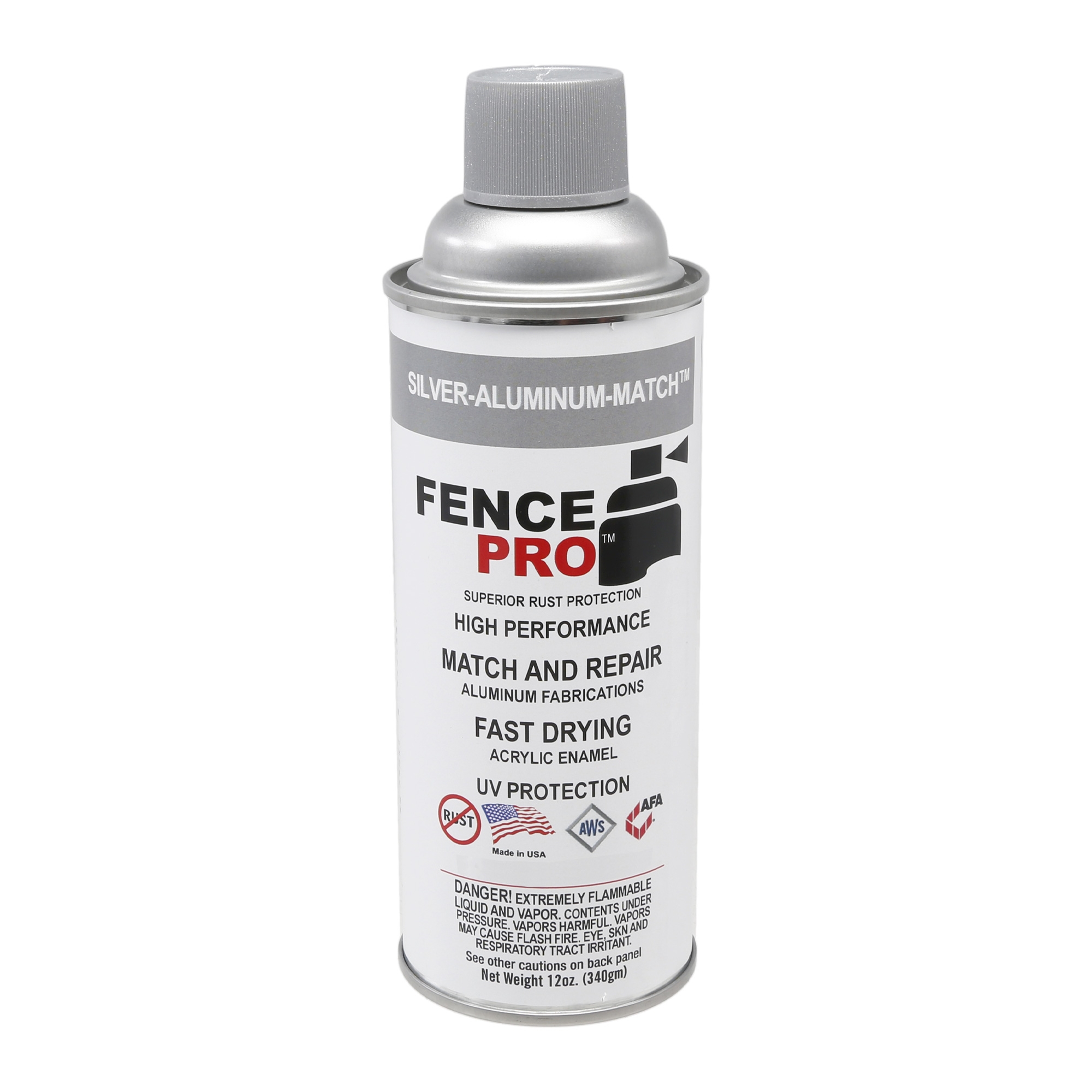 Galv-Pro Glossy Hi-Performance Acrylic Enamel Aerosol Spray Paint For Chain Link Fence