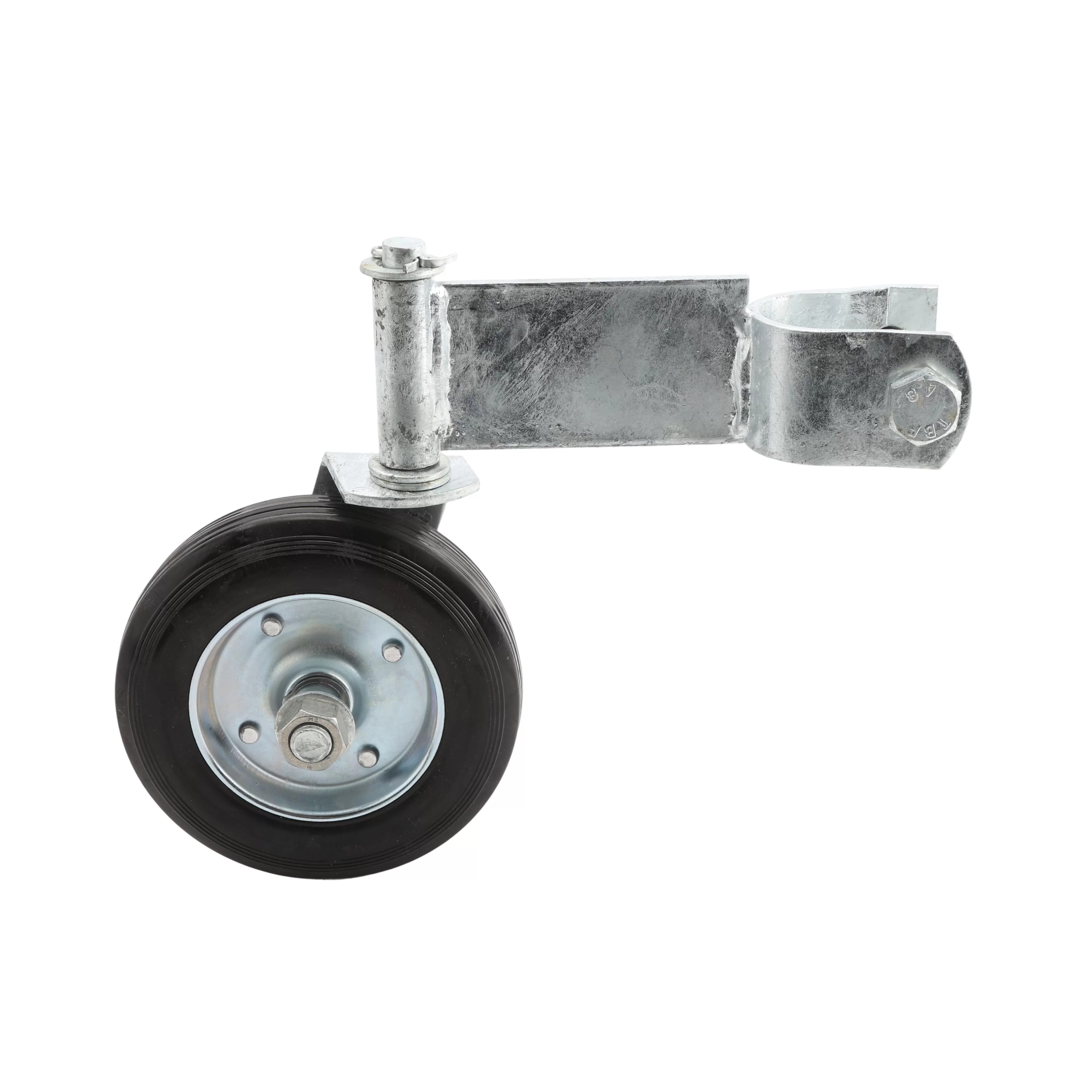 Chain Link Fence 360 Degree Swivel Swing Gate Wheel (6 Solid Rubber Wheel) for Gate Frame