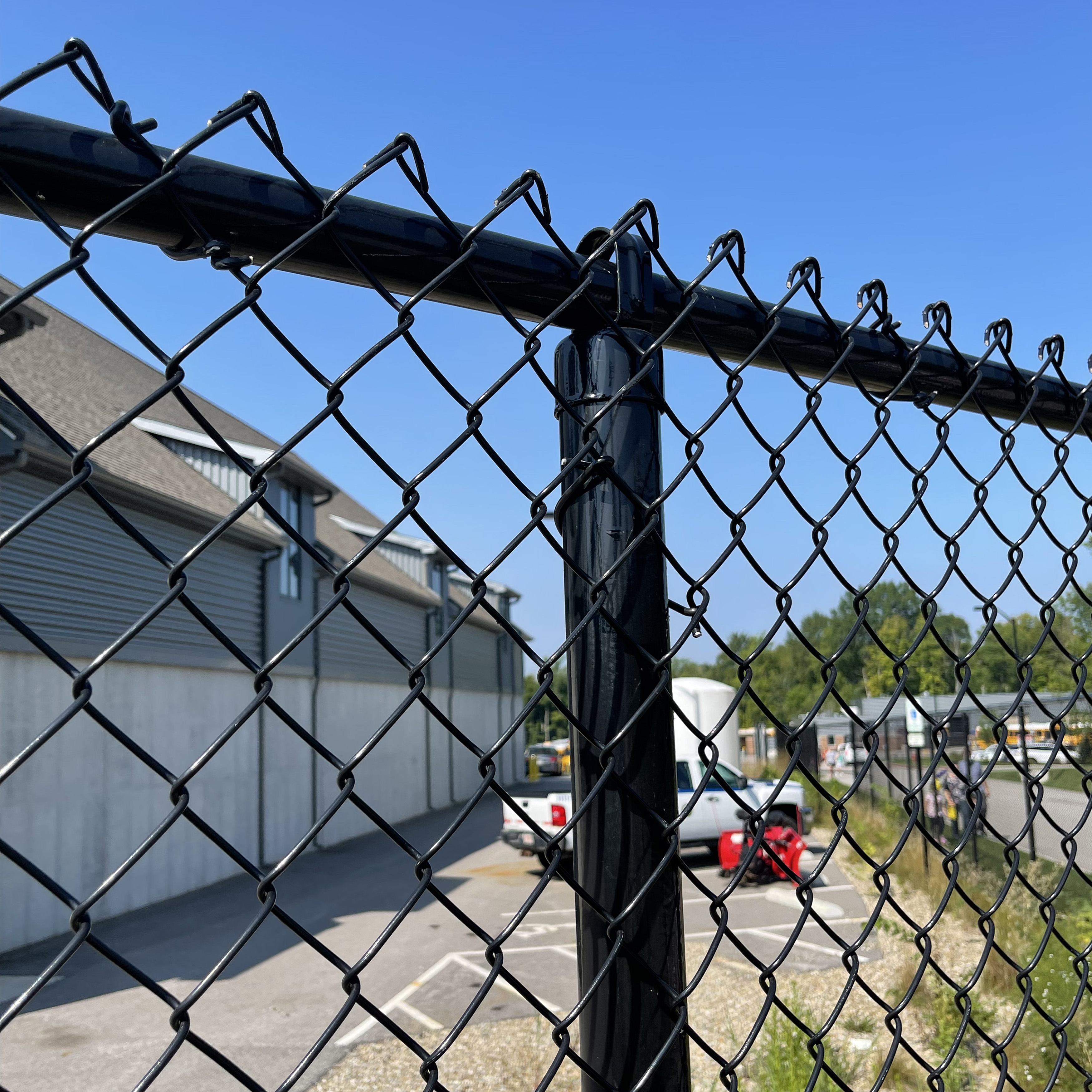 Black Chain Link Fence